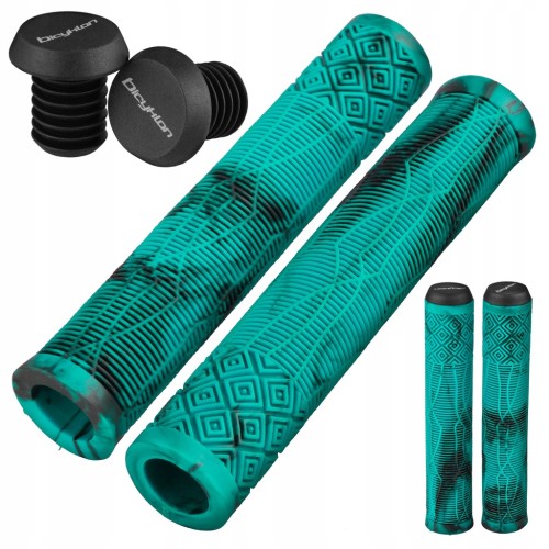 CHWYTY GRIPY RĄCZKI ROWEROWE DO HULAJNOGI BICYKLON DIRT BMX PUMP 163 mm