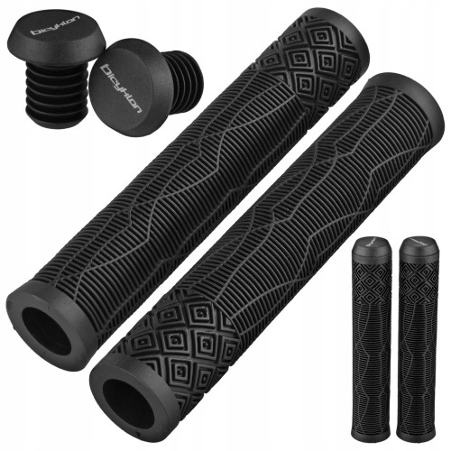 CHWYTY GRIPY RĄCZKI ROWEROWE DO HULAJNOGI BICYKLON DIRT BMX PUMP 163 mm