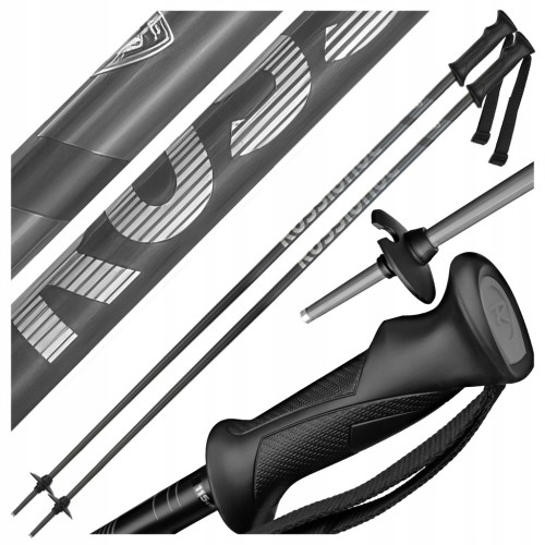 KIJE KIJKI NARCIARSKIE ZJAZDOWE ROSSIGNOL TACTIC GREY SZARE CZARNE 110 cm