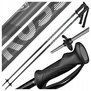 KIJE KIJKI NARCIARSKIE ZJAZDOWE ROSSIGNOL TACTIC GREY SZARE CZARNE 130 cm