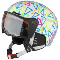 DZIECIĘCY JUNIORSKI KASK NARCIARSKI BLIZZARD FLASH VISOR Z SZYBĄ 52-56 cm