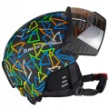 DZIECIĘCY JUNIORSKI KASK NARCIARSKI BLIZZARD FLASH VISOR Z SZYBĄ 52-56 cm