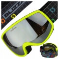 DZIECIĘCE GOGLE NARCIARSKIE BLIZZARD 963 DAO ŻÓŁTE NEON ANTIFOG SZYBA S2