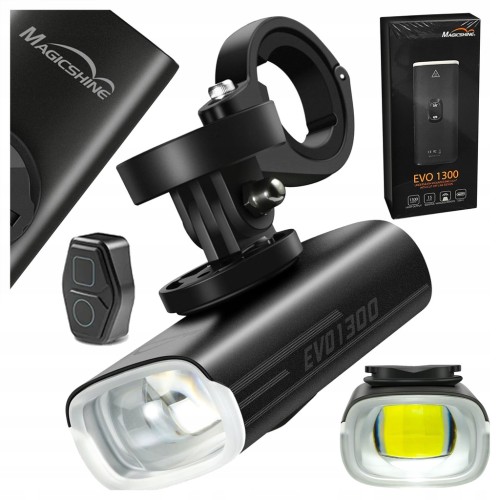 PRZEDNIA LAMPKA ROWEROWA MAGICSHINE EVO 1300 lm PILOT UCHWYT GARMIN USB-C
