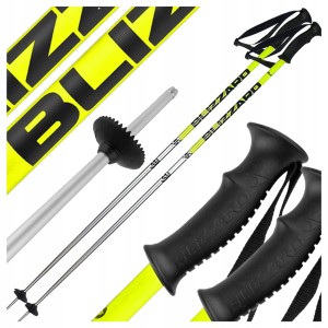 KIJE KIJKI NARCIARSKIE ZJAZDOWE BLIZZARD SPORT YELLOW/SILVER ŻÓŁTE 130 cm