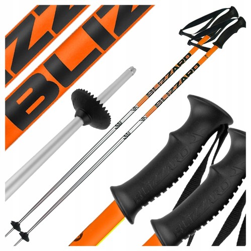 KIJE KIJKI NARCIARSKIE ZJAZDOWE BLIZZARD SPORT ORANGE POMARAŃCZOWE 115 cm