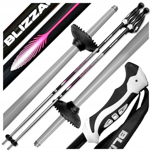 DAMSKIE KIJE KIJKI NARCIARSKIE ZJAZDOWE BLIZZARD VIVA ALIGHT CZARNE 115 cm