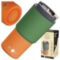 KUBEK TERMICZNY ASOBU PICK ME UP GREEN DO SAMOCHODU SZKOŁY NA KAWĘ 650 ml