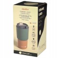 KUBEK TERMICZNY ASOBU PICK ME UP GREEN DO SAMOCHODU SZKOŁY NA KAWĘ 650 ml