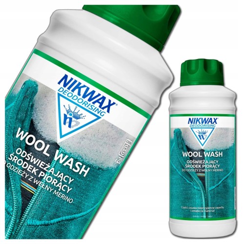 PŁYN NIKWAX WOOL WASH DO PRANIA BIELIZNY ODZIEŻY Z WEŁNY MERINO 1000 ml 1 l