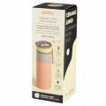KUBEK TERMICZNY ASOBU ASPEN ZE SŁOMKĄ POWŁOKA CERAMICZNA NA KAWĘ 600 ml