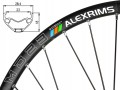 KOŁO PRZÓD ALEXRIMS 29'' 622x23 NOVATEC CENTERLOCK TUBELESS BOOST 12x110 mm