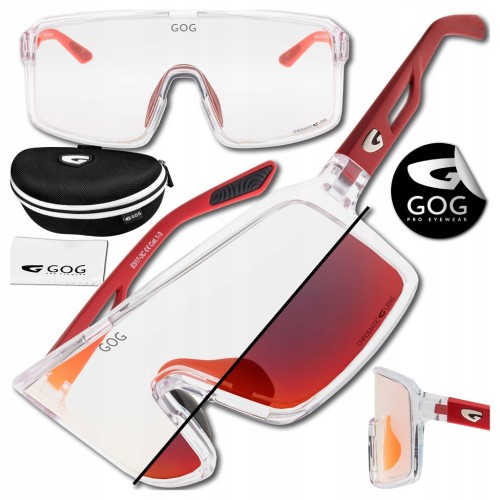 OKULARY GOG E517-3C RAGNAROK Z FOTOCHROMEM SPORTOWE ROWEROWE DO BEGANIA