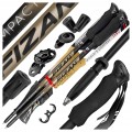 KIJE TREKKINGOWE FIZAN COMPACT BEIGE BEŻOWE 59-132 cm NAJLŻEJSZE W GÓRY