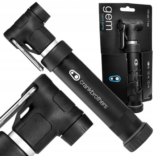 RĘCZNA POMPKA ROWEROWA CRANKBROTHERS GEM S AV/FV WYSOKIE CIŚNIENIE +7 bar