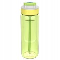 BUTELKA BIDON NA WODĘ KAMBUKKA LAGOON ZIELONA ZE SŁOMKĄ I USTNIKIEM 750 ml