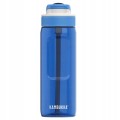 BUTELKA BIDON NA WODĘ KAMBUKKA LAGOON NIEBIESKA ZE SŁOMKĄ I USTNIKIEM 750ml