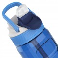 BUTELKA BIDON NA WODĘ KAMBUKKA LAGOON NIEBIESKA ZE SŁOMKĄ I USTNIKIEM 750ml
