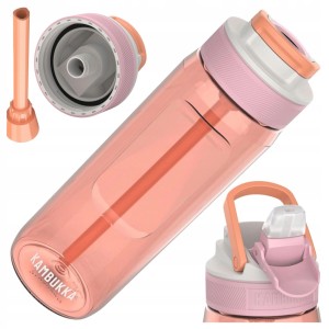 BUTELKA BIDON NA WODĘ KAMBUKKA LAGOON MANGO ZE SŁOMKĄ I USTNIKIEM 750 ml