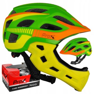 KASK ROWEROWY PROX VEAP Z GARDĄ DZIECIĘCY MTB BMX NA HULAJNOGĘ M / 51-56 cm