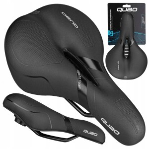 SIODEŁKO ROWEROWE QUBO FULL MEMORY FOAM MIĘKKIE TREKKINGOWE 280x175 mm