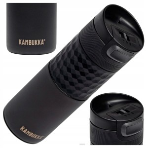 KUBEK TERMICZNY KAMBUKKA ETNA GRIP CZARNY PODRÓŻNY NA KAWĘ HERBATĘ 500 ml