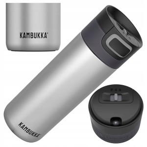 KUBEK TERMICZNY KAMBUKKA ETNA SREBRNY PODRÓŻNY NA KAWĘ HERBATĘ 500 ml