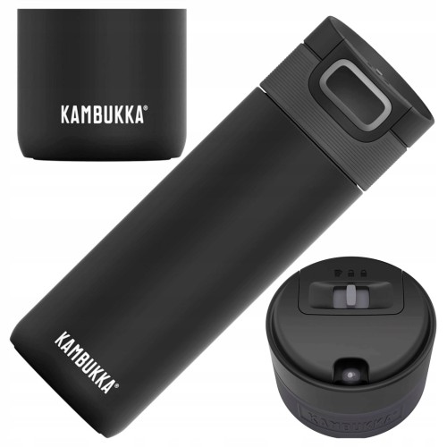KUBEK TERMICZNY KAMBUKKA ETNA CZARNY PODRÓŻNY NA KAWĘ HERBATĘ 500 ml