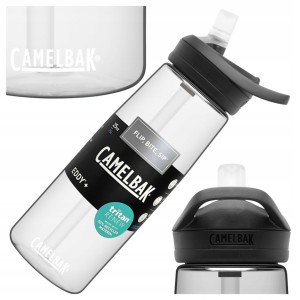 BUTELKA BIDON NA WODĘ CAMELBAK EDDY+ Z RURKĄ BEZBARWNA 750 ml / 0,75 l
