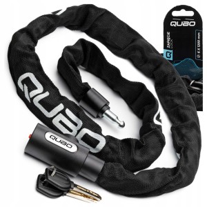 ZAPIĘCIE ZABEZPIECZENIE ZAMKNIĘCIE ROWEROWE ŁAŃCUCHOWE QUBO 6x1200 mm