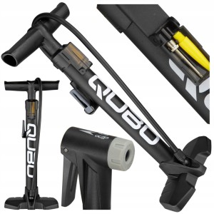 POMPKA ROWEROWA QUBO PODŁOGOWA STACJONARNA WENTYLE AV/FV/DV DO 8 bar + IGŁY