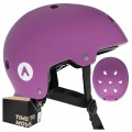 KASK ROWEROWY ATTABO GENES Rolki BMX Deskorolka FIOLETOWY 55-58 cm / M
