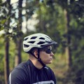 KASK ROWEROWY ATTABO FIREZ MTB Miejski REGULOWANY LEKKI BIAŁY 54-58 cm / M