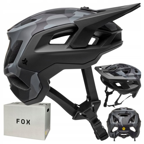 KASK ROWEROWY FOX SPEEDFRAME MIPS CAMO BLACK MTB ENDURO XC 51-55 cm / S
