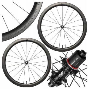 KOŁA ROWEROWE SZOSOWE NOVATEC R4 Pro+ CL HG CARBON TUBELESS 12x100 / 142 mm