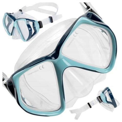 MASKA AQUASTIC SHOAL DO SNORKELINGU NURKOWANIA PŁYWANIA DWUSZYBOWA