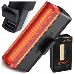 TYLNA LAMPKA ROWEROWA MAGICSHINE SEEMEE 50 lm V2.0 DO JAZDY GRUPOWEJ USB-C