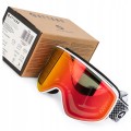 GOGLE NARCIARSKIE SNOWBOARDOWE ATTABO Kinik SZYBA S2 BIAŁE OTG Anti-fog