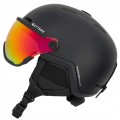 KASK NARCIARSKI ATTABO Avens 2.0 VISOR Z PRZYŁBICĄ SZYBĄ S2 CZARNY 59-61 cm