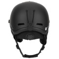 KASK NARCIARSKI ATTABO Avens 2.0 VISOR Z PRZYŁBICĄ SZYBĄ S2 CZARNY 59-61 cm