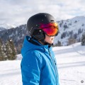 KASK NARCIARSKI DZIECIĘCY ATTABO Avens 2.0 VISOR JR Z SZYBĄ WIZJER 51-54 cm