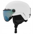 KASK NARCIARSKI ATTABO Avens 2.0 VISOR Z PRZYŁBICĄ SZYBĄ S2 BIAŁY 55-58 cm