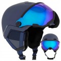 KASK NARCIARSKI DZIECIĘCY ATTABO Avens 2.0 VISOR JR Z SZYBĄ WIZJER 51-54 cm