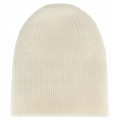 CZAPKA ZIMOWA WOOLCANO WEŁNA MERINO HAT1037 KREMOWA CIEPŁA ODDYCHAJĄCA