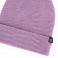 CZAPKA ZIMOWA WOOLCANO WEŁNA MERINO HAT1037 FIOLETOWA CIEPŁA ODDYCHAJĄCA