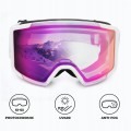 GOGLE NARCIARSKIE ATTABO Nanuk Pro Z FOTOCHROMEM S1-S3 BIAŁE OTG Anti-fog