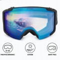 GOGLE NARCIARSKIE ATTABO Nanuk Pro Z FOTOCHROMEM S1-S3 CZARNE OTG Anti-fog