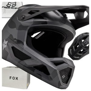 KASK ROWEROWY FOX RAMPAGE CE MIPS CAMO MTB DH FULL FACE ENDURO 61-62 cm XL
