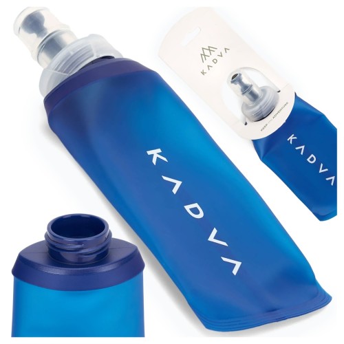 MIĘKKI BIDON SOFTFLASK KADVA Flowbie NIEBIESKI FLASK DO PLECAKA PASA 150 ml