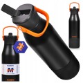 BIDON BUTELKA TERMICZNA MAJESTIC Silly ZE SŁOMKĄ DO SZKOŁY PRACY 900 ml